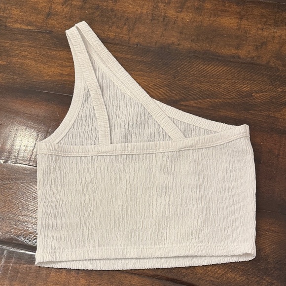 American Eagle Outfitters One-Shoulder Crop Top - Picture 3 of 10